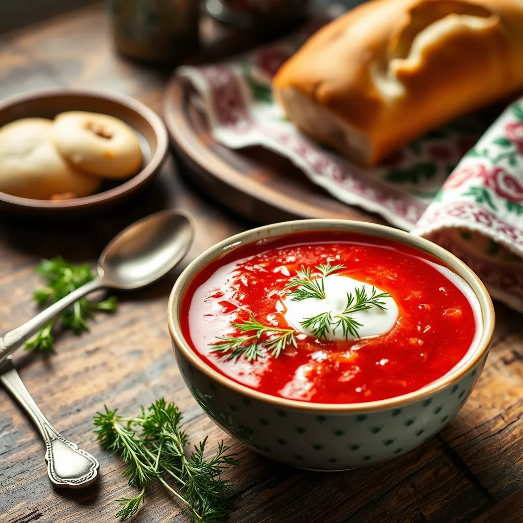 Barszcz czerwony zabielany – przepis babci