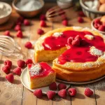 Szybkie ciasto z malinami i budyniem: przepis na pyszny deser