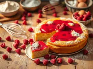 Szybkie ciasto z malinami i budyniem: przepis na pyszny deser