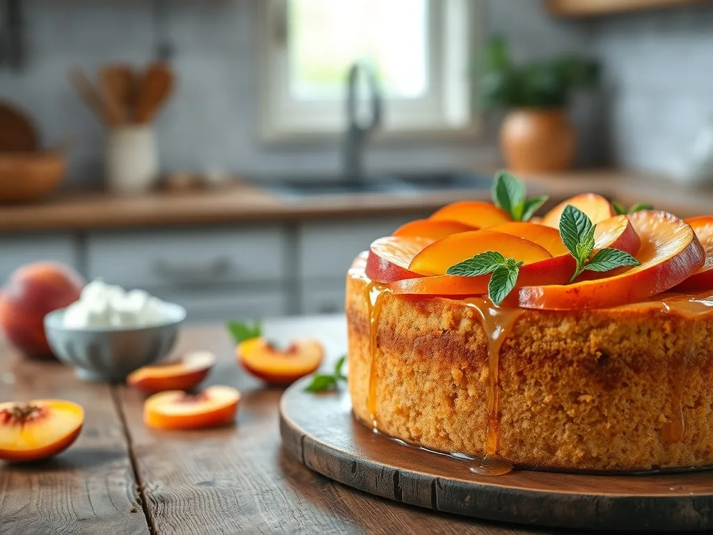 Ciasto z brzoskwiniami i mascarpone: prosty przepis na pyszny deser