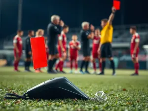 co jeśli trener dostanie czerwoną kartkę