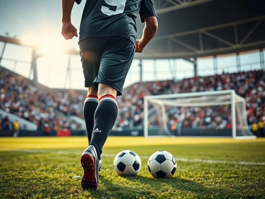 Piłkarz z numerem 9 szykuje się do strzału na bramkę na słonecznym stadionie, podkreślając atmosferę meczu Victora Ibarbo.