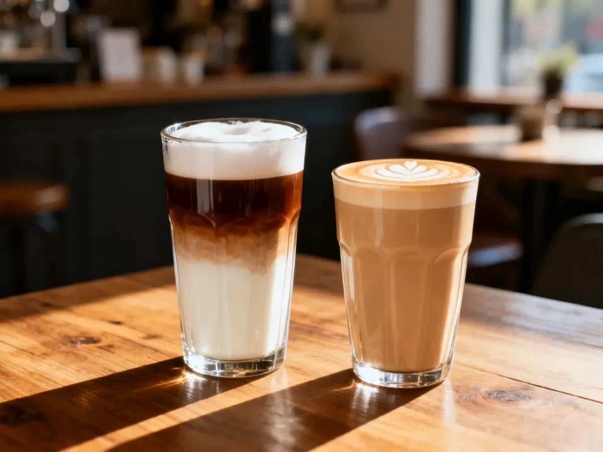 Latte macchiato a caffe latte – czym się różnią?